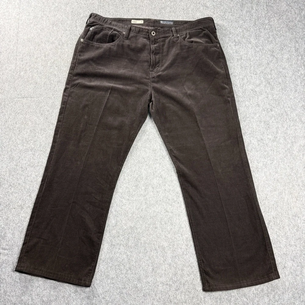 Adriano Goldschmied‎ The Hero Pants Mens 40x29 Brown Corduroy Straight Leg USA